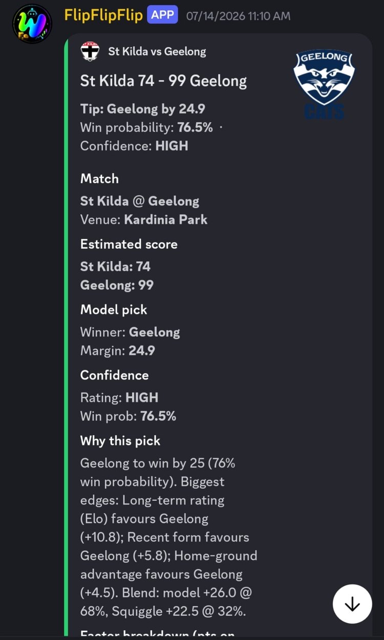 WakoPredicts AFL proof screenshot 2